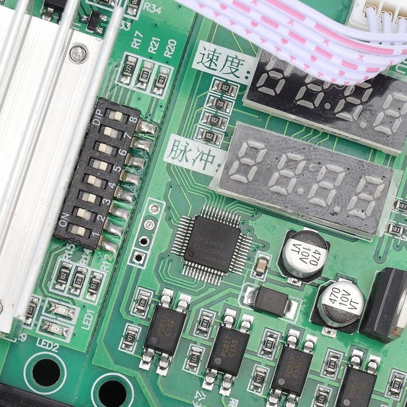 لوحة تحكم محرك السائر DC10-30V، لوحة تشغيل CNC، وحدة تحكم لمحرك ثنائي الطور، تعديل الجهد 0.1-999.9 دورة في الدقيقة للسرعة - Image 3